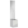 Vidaxl tuin privacy screen zilver 32 x 140 cm gegalvaniseerd staal