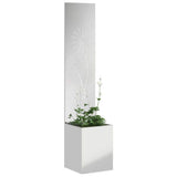 Vidaxl tuin privacy screen fretwerk zilver 32 x 32 x 150 cm - afbeelding 3