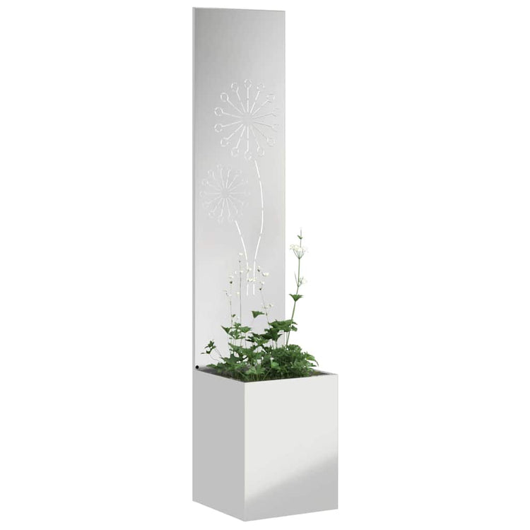 Vidaxl tuin privacy screen fretwerk zilver 32 x 32 x 150 cm