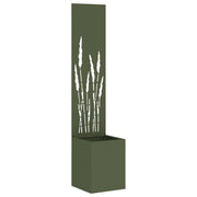 Vidaxl tuin privacy screen fretwerk olijfgroen 32 x 32 x 150 cm - afbeelding 2
