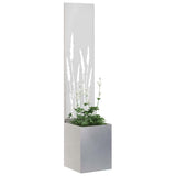 Vidaxl tuin privacy screen zilver 32 x 32 x 150 cm roestvrij staal - afbeelding 3