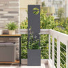 Vidaxl tuin privacy screen antraciet 32 x 140 cm koudgewalst staal