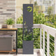 Vidaxl tuin privacy screen fretwerk antraciet 32 x 32 x 150 cm