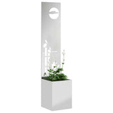 Vidaxl tuin privacy screen fretwerk zilver 32 x 32 x 150 cm - afbeelding 3