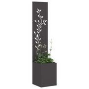 Vidaxl tuin privacy screen zwart 32 x 32 x 150 cm koudgewalst staal - afbeelding 3