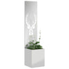 Vidaxl tuin privacy screen dierenprint zilver 32 x 32 x 150 cm