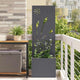 Vidaxl tuin privacy screen antraciet 50 x 140 cm koudgewalst staal