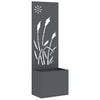 Vidaxl tuin privacy screen antraciet 50 x 140 cm koudgewalst staal