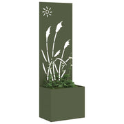 Vidaxl tuin privacy screen fretwerk olijfgroen 50 x 32 x 150 cm - afbeelding 3