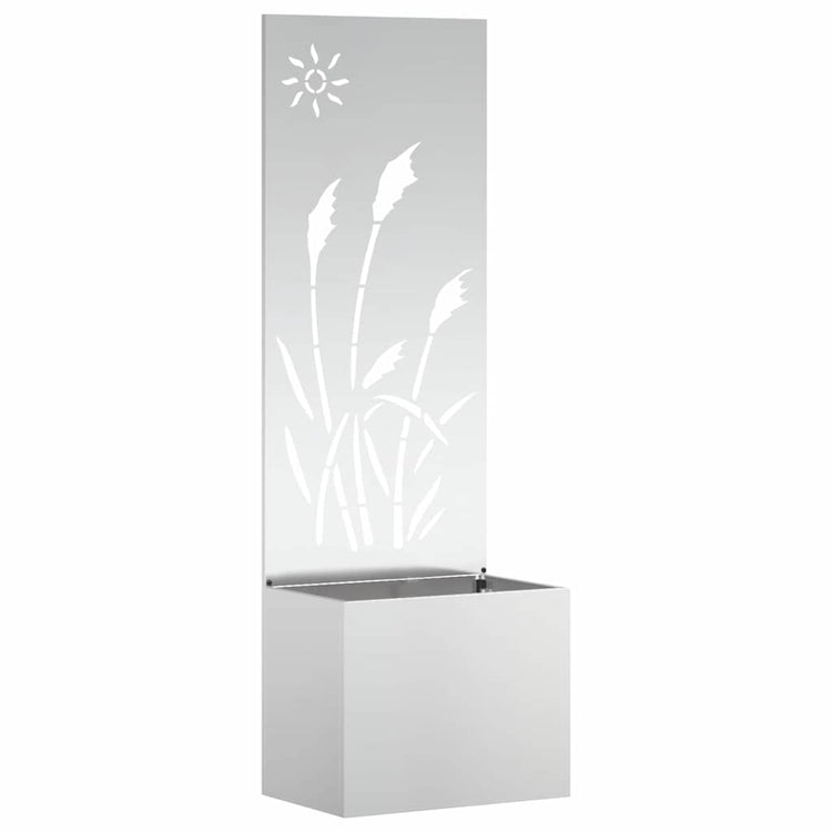 Vidaxl tuin privacy screen zilver 50 x 140 cm gegalvaniseerd staal
