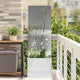 Vidaxl tuin privacy screen zilver 50 x 32 x 150 cm roestvrij staal