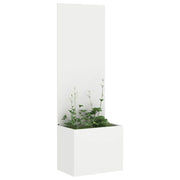 Vidaxl tuin privacy screen wit 50 x 32 x 150 cm koudgewalst staal - afbeelding 3