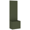 Vidaxl tuin privacy screen olijfgroen 50 x 140 cm koudgewalst staal