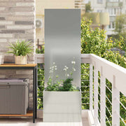 Vidaxl tuin privacy screen fretwerk zilver 50 x 32 x 150 cm - afbeelding 1