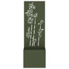 Vidaxl tuin privacy screen olijfgroen 50 x 140 cm koudgewalst staal