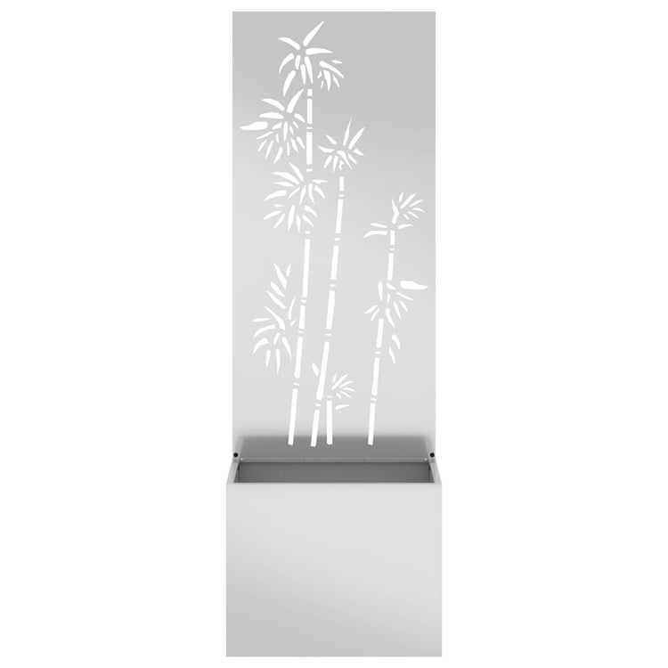 Vidaxl tuin privacy screen zilver 50 x 140 cm gegalvaniseerd staal