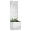 Vidaxl tuin privacy screen zilver 50 x 140 cm gegalvaniseerd staal