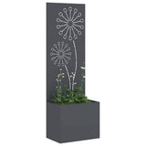 Vidaxl tuin privacy screen antraciet 50 x 140 cm koudgewalst staal - afbeelding 3