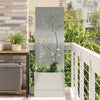 Vidaxl tuin privacy screen zilver 50 x 140 cm gegalvaniseerd staal