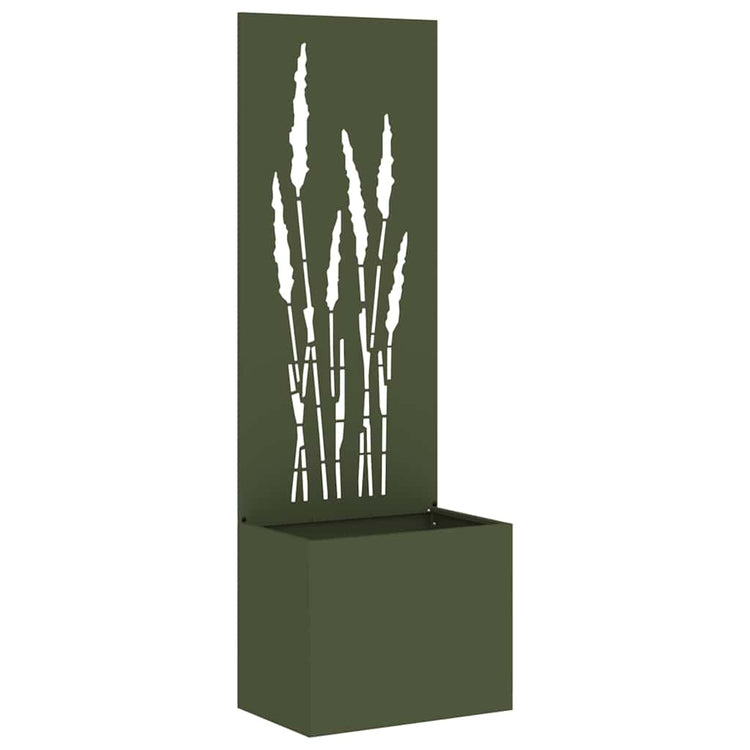 Vidaxl tuin privacy screen fretwerk olijfgroen 50 x 32 x 150 cm