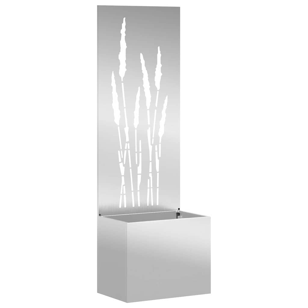 Vidaxl tuin privacy screen zilver 50 x 140 cm gegalvaniseerd staal