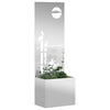 Vidaxl tuin privacy screen fretwerk zilver 50 x 32 x 150 cm