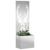 Vidaxl tuin privacy screen zilver 50 x 140 cm gegalvaniseerd staal