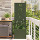 Vidaxl tuin privacy screen fretwerk olijfgroen 50 x 32 x 150 cm