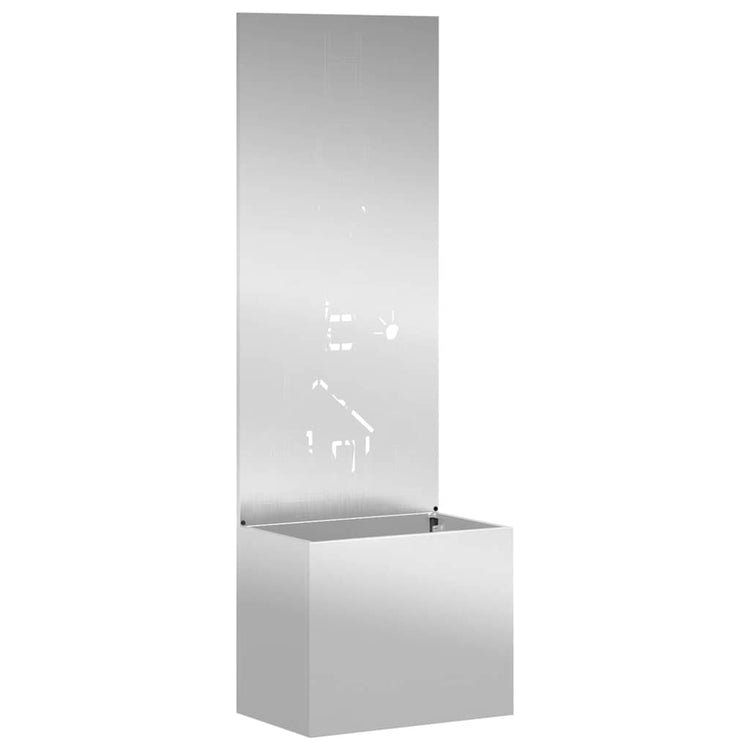 Vidaxl tuin privacy screen fretwerk zilver 50 x 32 x 150 cm