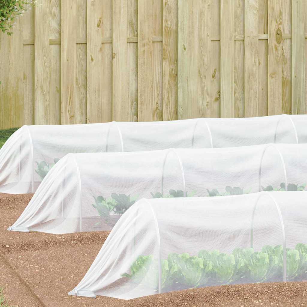 Vidaxl insecten net wit 3 x 5 m polyetheen
