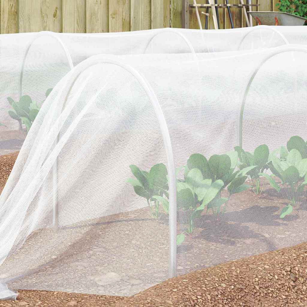 Vidaxl insecten net wit 3 x 25 m polyetheen