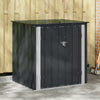 Vidaxl tuinopslagdoos zwart 101,5 x 82 x 100 cm staal