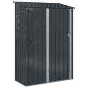 Vidaxl tuinhuisjes antraciet 140,5 x 74 x 200 cm metaal - afbeelding 2