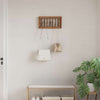 Vidaxl hanger bruin 50 x 11 x 25 cm massief mahoniehout