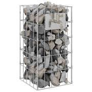 Vidaxl gabion kraan 4 st zilver 25 x 25 x 50 cm gegalvaniseerd staal - afbeelding 3