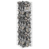 Vidaxl gabion kraan zilver 25 x 25 x 100 cm roestvrij staal