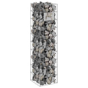 Vidaxl gabion kraan 4 st zilver 25 x 25 x 100 cm gegalvaniseerd staal - afbeelding 3