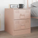 Vidaxl kast handvatten 12 st roze 85 x 45 mm metaal