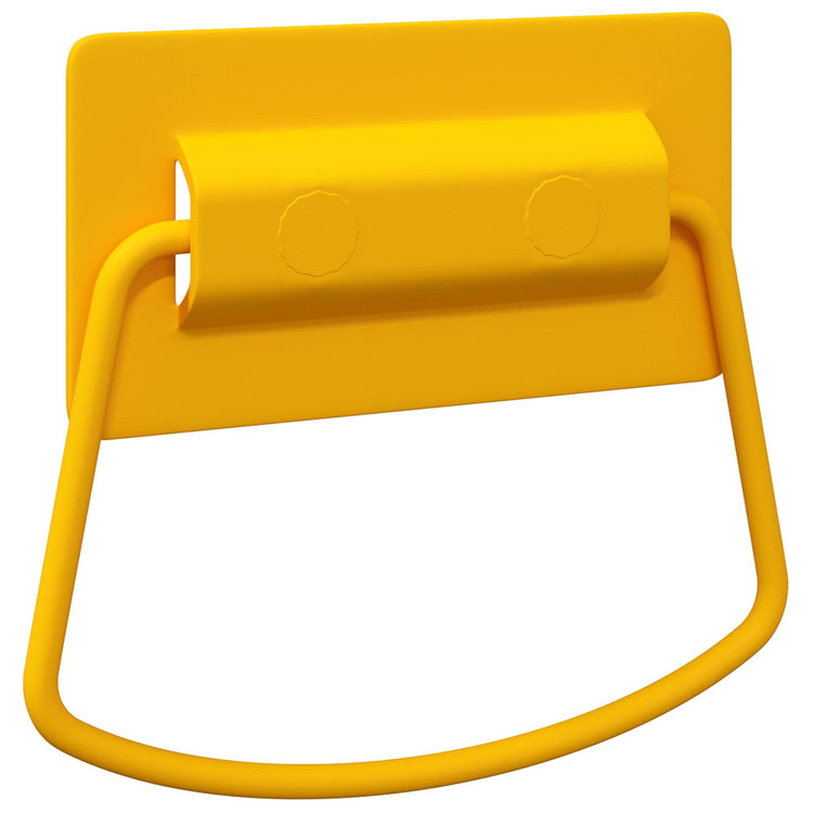 Vidaxl kast handvatten 12 st mosterdgeel 85 x 45 mm metaal