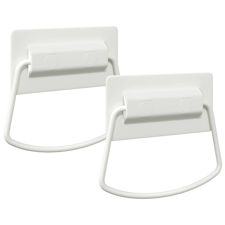Vidaxl kast handvatten 2 st wit 85 x 45 mm metaal