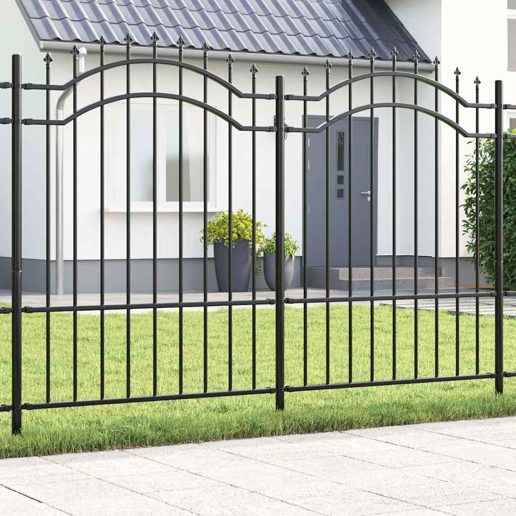 Vidaxl tuinhek woerden 240 x 190 cm poedergecoat staal grijs