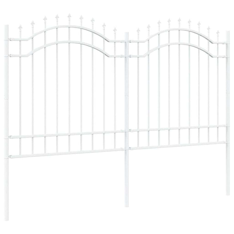 Vidaxl tuinhek woerden 240 x 165 cm poedergecoat staal wit