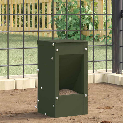 Vidaxl konijnenvoer olijf groen 12,5 x 12,5 x 25 cm 1,5 kg