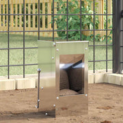Vidaxl konijnenvoer zilver 12,5 x 12,5 x 25 cm 1,5 kg - afbeelding 1