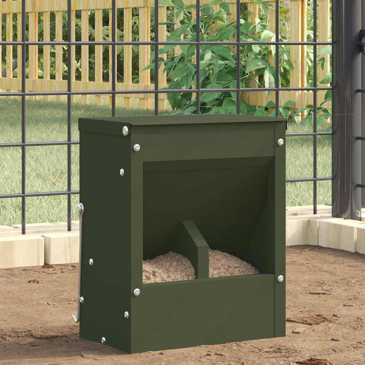 Vidaxl konijnenvoer olijf groen 20 x 12,5 x 25 cm 3 kg