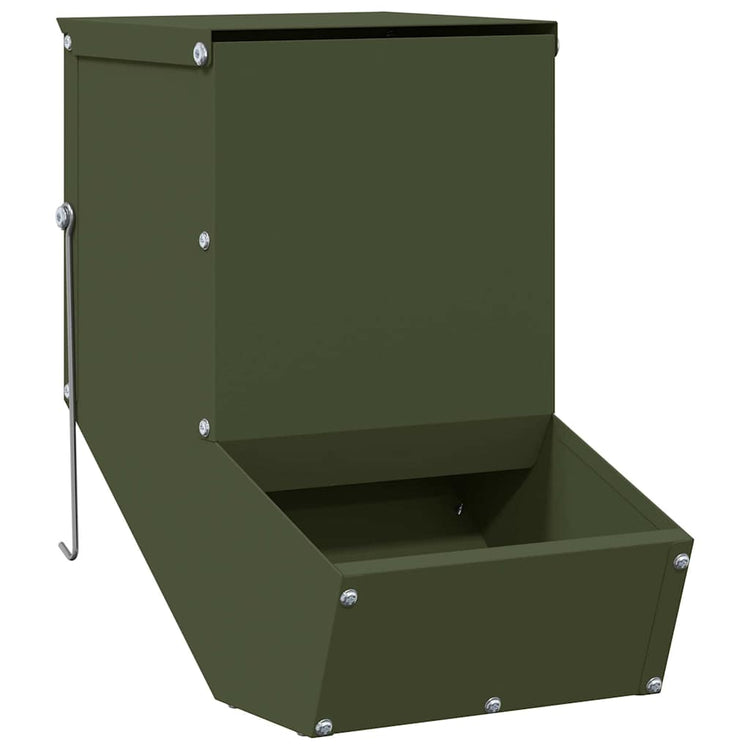 Vidaxl konijnenvoer olijfgroen 17,5 x 26 x 28,5 cm 1,5 kg