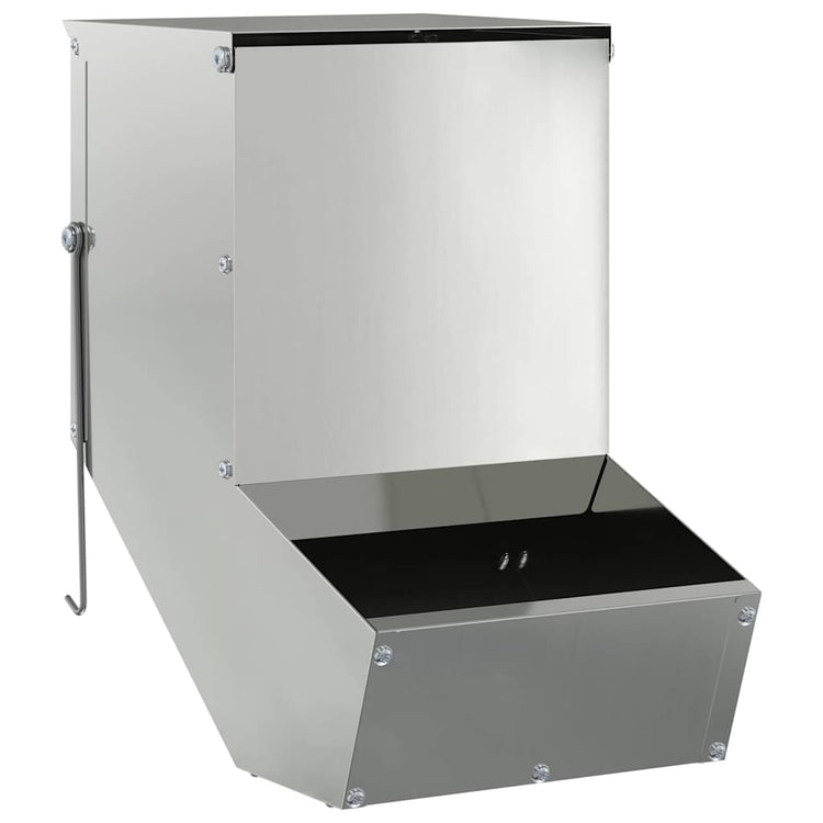Vidaxl konijnenvoer zilver 17,5 x 26 x 28,5 cm 1,5 kg