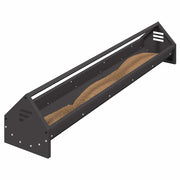 Vidaxl kippen voederbak zwart 108 x 20,5 x 20 cm 5 kg - afbeelding 3