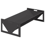 Vidaxl voederbak voor vee zwart 108 x 50 x 28 cm 10 kg - afbeelding 2
