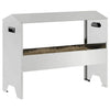 Vidaxl voederbak voor vee zilver 79 x 35 x 62 cm gegalvaniseerd staal